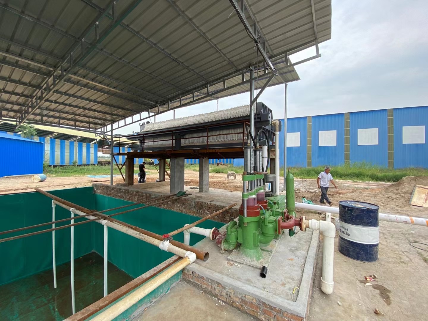 磚廠用壓濾機(jī)客戶現(xiàn)場(chǎng)4