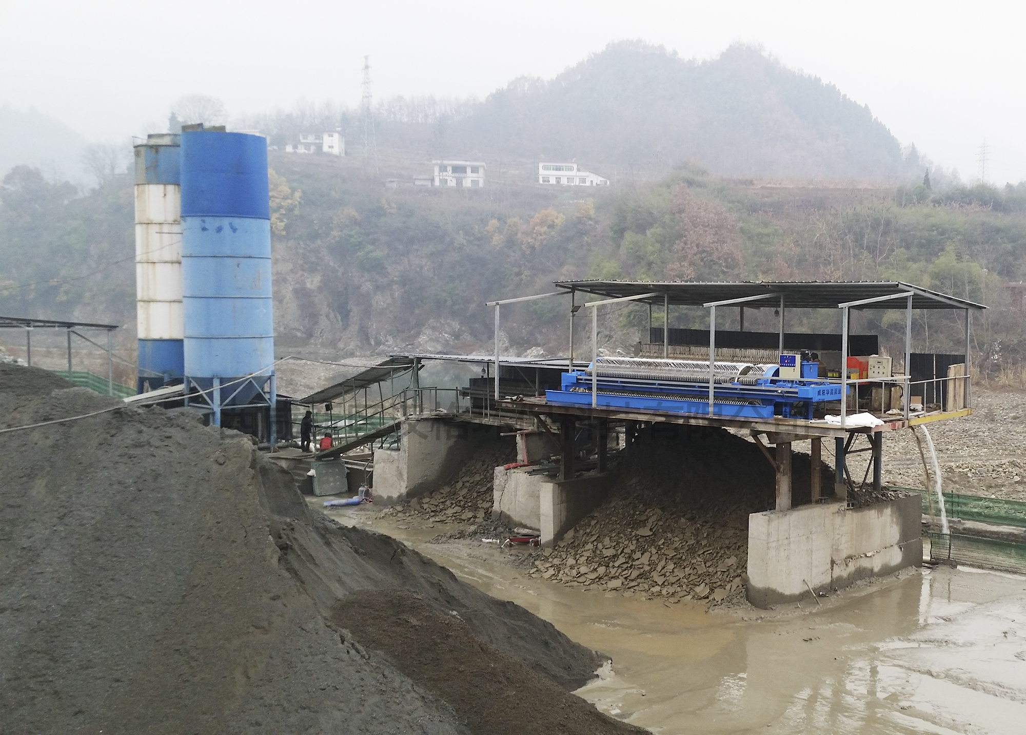 1250壓濾機(jī)客戶使用案例